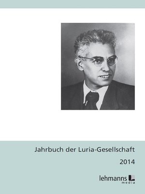 cover image of Jahrbuch der Luria-Gesellschaft 2014
